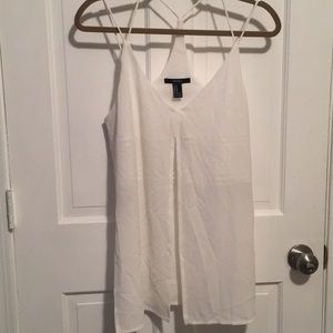 Tank top with front and side slits